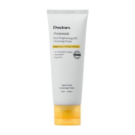 Doctors Pentamide Real Brightening 10C Cleansing Foam Пінка для вмивання для рівного тону шкіри